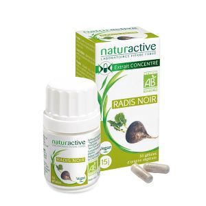 Naturactive Radis Noir Bio 30 Gélules - Pharmacie Agnès Praden à Alès