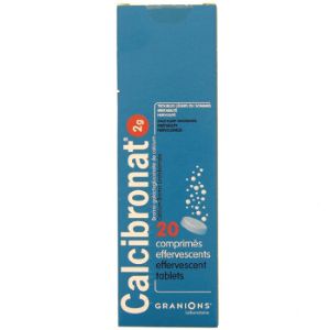  Laboratoire des Granions Calcibronat 2g 20 Comprimés Effervescents - Pharmacie Agnès Praden à Alès