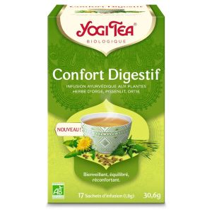 Yogi Tea Infusion Confort Digestif Bio 17 Sachets - Pharmacie Agnès Praden à Alès
