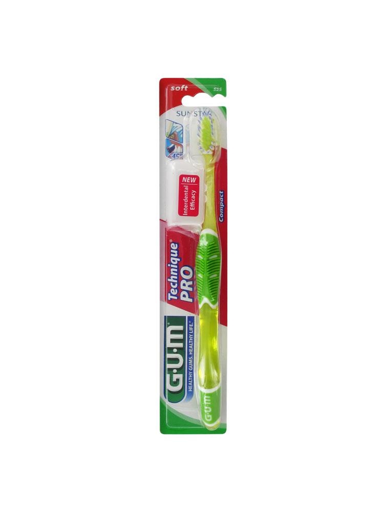 GumTechnique Pro Brosse à Dents Compact 525 Souple - Pharmacie Agnès Praden à Alès