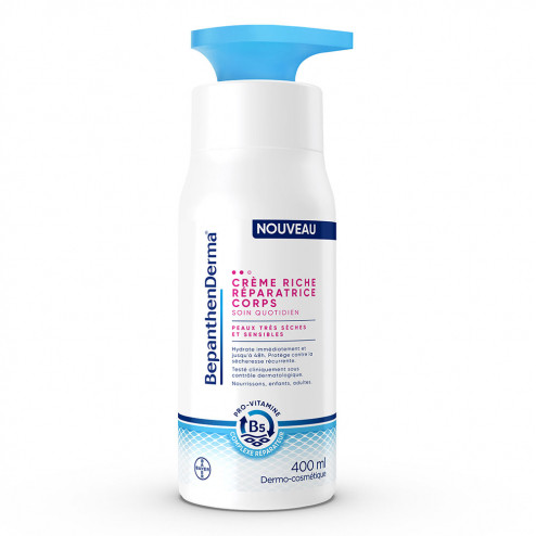 Bayer BepanthenDerma Créme Riche Réparatrice 400ml - Pharmacie Agnès Praden à Alès