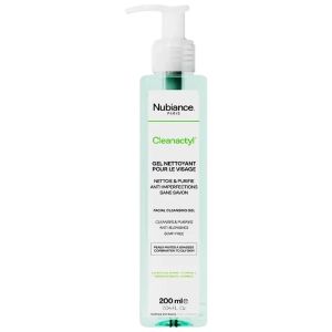 Nubiance Cleanactyl Gel Nettoyant Visage Anti Imperfections 200ml  - Pharmacie Agnès Praden à Alès