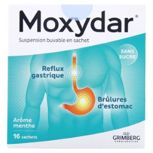 Grimberg Moxydar Suspension Buvable x16 Sachets - Pharmacie Agnès Praden à Alès