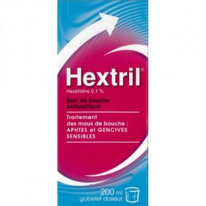 Johnson & Johnson Hextril 0.1% Bain De Bouche 200 ml - Pharmacie Agnès Praden à Alès