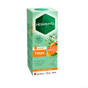 Hexaphyto Sirop Toux 150 ml  - Pharmacie Agnès Praden à Alès