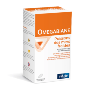 Pileje Omegabiane Poissons des Mers Froides 100 capsules marines - Pharmacie Agnès Praden à Alès