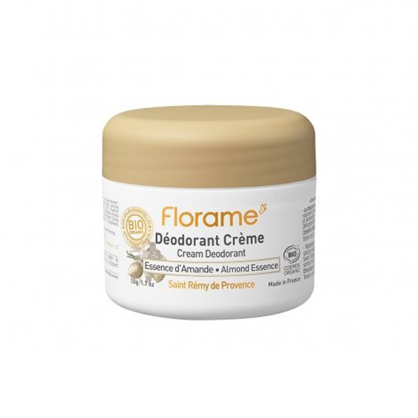 Florame déodorant crème essence d'amande 50g - Pharmacie Agnès Praden à Alès