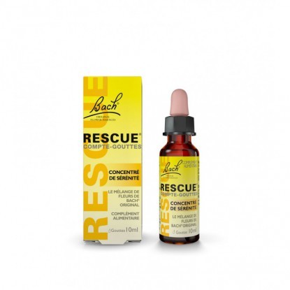 Fleur de Bach Rescue Compte-gouttes 10 ml - Pharmacie Agnès Praden à Alès