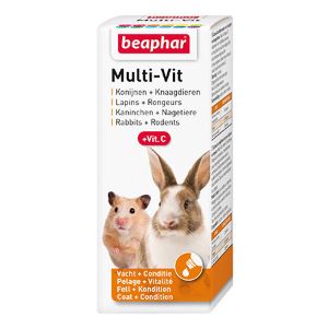 Beaphar Multi-Vit Vitamines Lapins Et Rongeurs 50 ml - Pharmacie Agnès Praden à Alès
