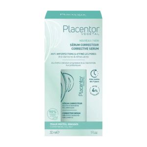Placentor Végétal Sérum Correcteur Peaux Mixtes à Grasses 30ml - Pharmacie Agnès Praden à Alès