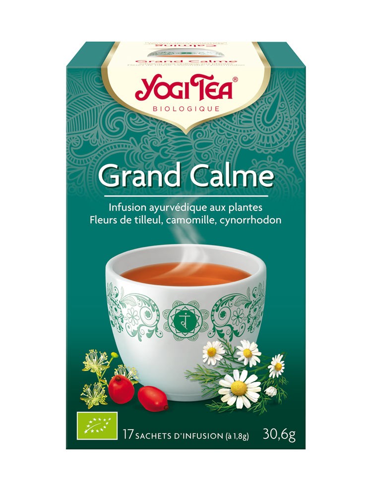 Yogi Tea Infusion Grand Calme 17 Sachets - Pharmacie Agnès Praden à Alès