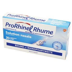 Gsk ProRhinel Rhume Solution Nasale 20 Récipients Unidose De 5ml - Pharmacie Agnès Praden à Alès
