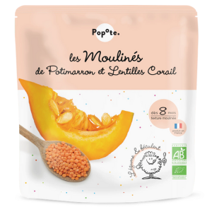 Popote Moulinés Lentilles & Potimarron 180 g - Pharmacie Agnès Praden à Alès