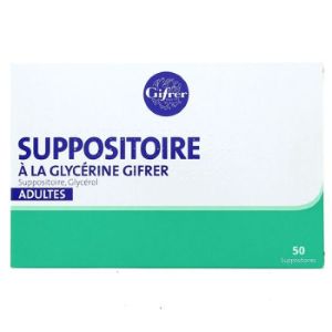 Gifrer Suppositoire à la Glycérine x50 - Pharmacie Agnès Praden à Alès
