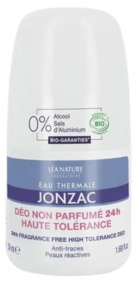Eau de Jonzac Déo Non Parfumé 24H Haute Tolérance Bio 50 ml - Pharmacie Agnès Praden à Alès