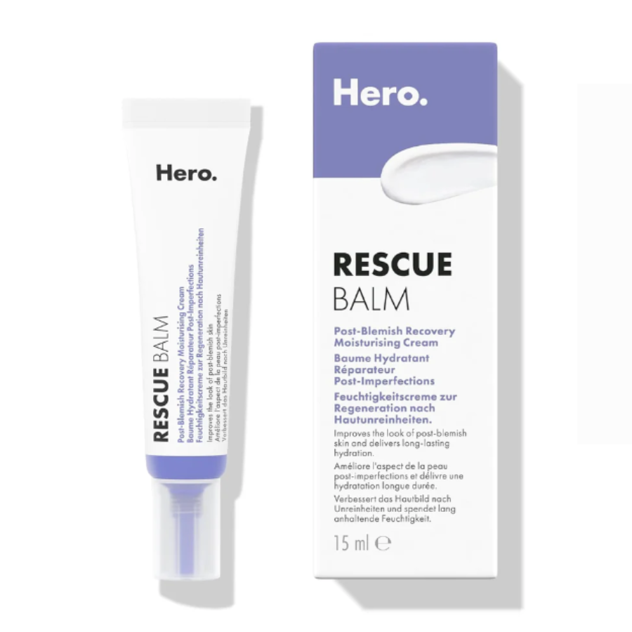 Hero Rescue Balm Hydratant Réparateur Post-Imperfections 15 ml - Pharmacie Agnès Praden à Alès
