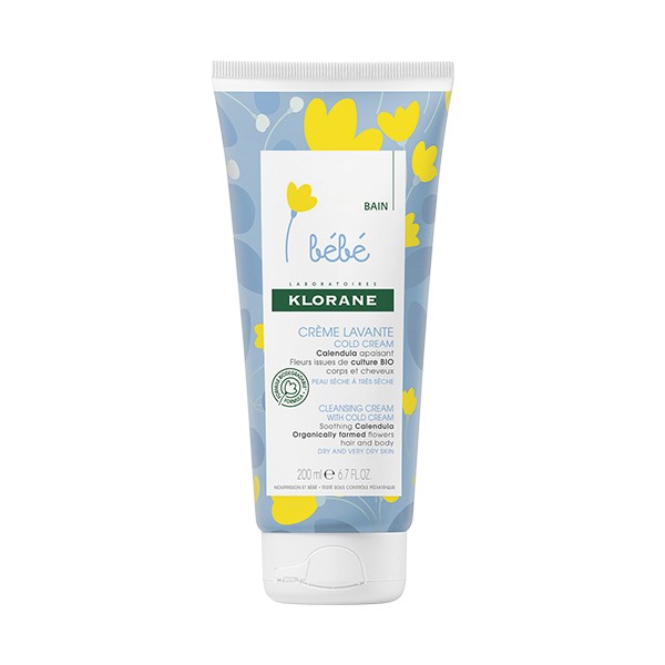 Klorane Bébé crème lavante Cold Cream 200ml - Pharmacie Agnès Praden à Alès