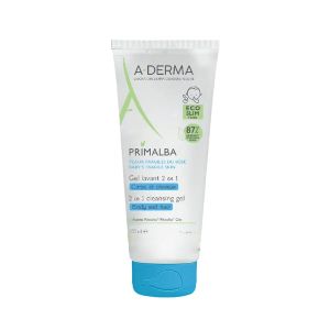 A-Derma Primalba Gel Lavant Douceur Bébé 2-En-1 Peaux fragiles de bébé 200ml - Pharmacie Agnès Praden à Alès