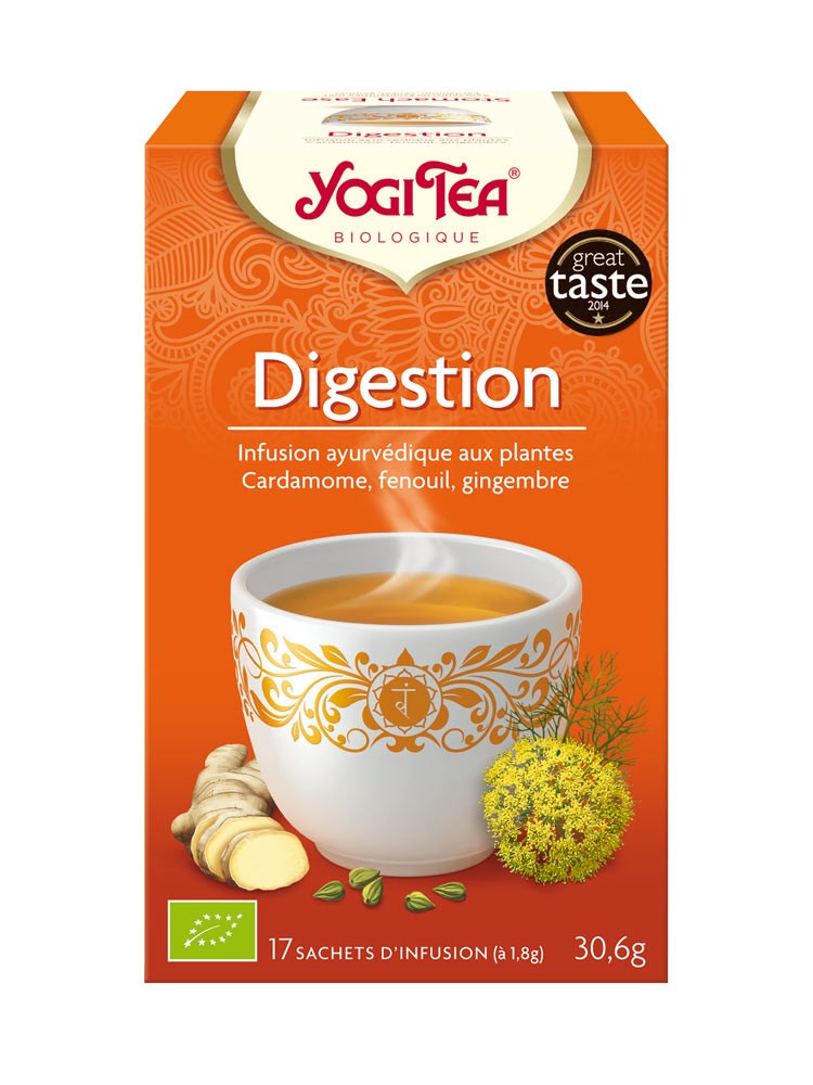 Yogi Tea Infusion Digestion 17 Sachets - Pharmacie Agnès Praden à Alès