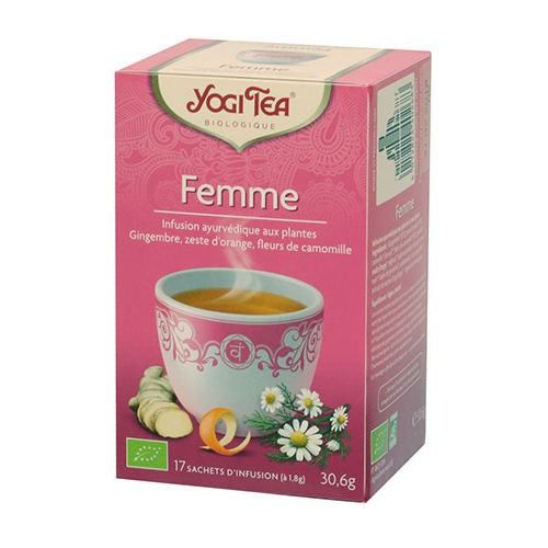 Yogi Tea Infusion Femme Bio 17 Sachets - Pharmacie Agnès Praden à Alès