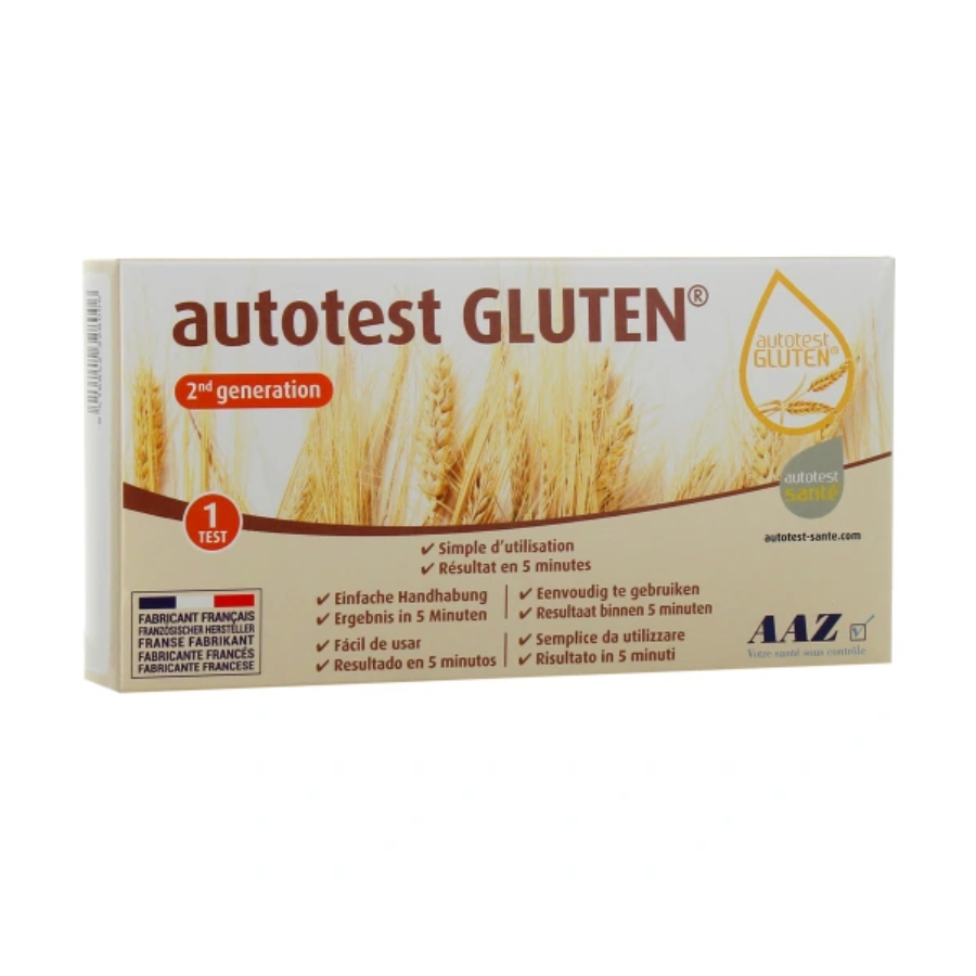 Autotest Gluten AAZ Boite 1 test  - Pharmacie Agnès Praden à Alès