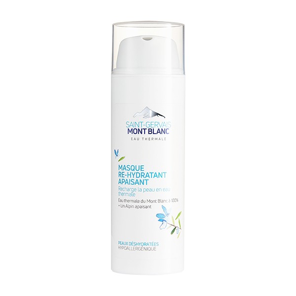 Saint Gervais Mont Blanc masque réhydratant apaisant 50ml - Pharmacie Agnès Praden à Alès