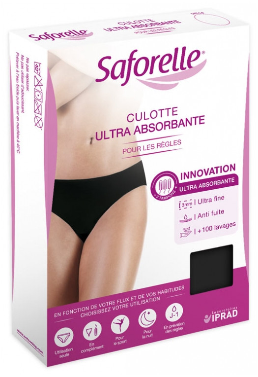 Saforelle Culotte Ultra Absorbante - Taille : 44 - Pharmacie Agnès Praden à Alès