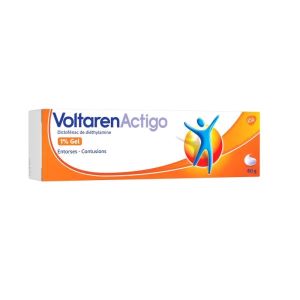 Voltaren Actigo 1% Gel 60g - Pharmacie Agnès Praden à Alès