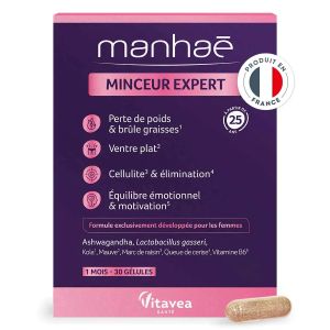 Vitavéa Manhaé Minceur Expert 30 Gélules - Pharmacie Agnès Praden à Alès