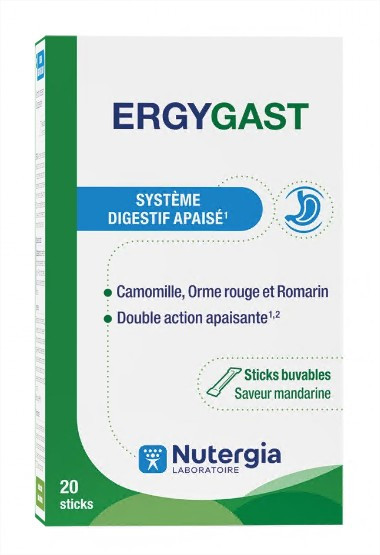 Nutergia Ergygast 20 Sticks - Pharmacie Agnès Praden à Alès