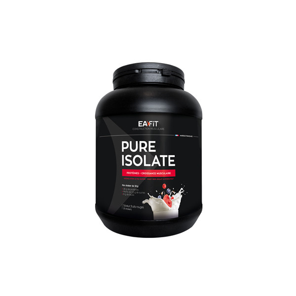 Eafit Pure Isolate Saveur Fruits Rouges 750g - Pharmacie Agnès Praden à Alès
