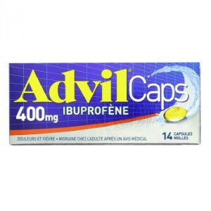 Gsk Advilcaps 400 mg 14 Capsules - Pharmacie Agnès Praden à Alès