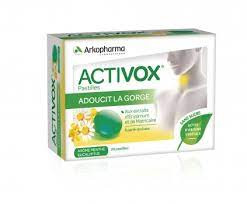 Activox menthe eucalyptus sans sucre 24 pastilles - Pharmacie Agnès Praden à Alès