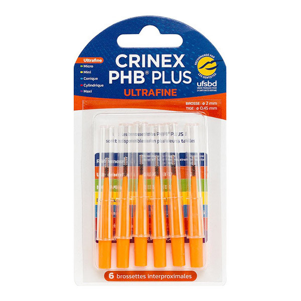Crinex PHB Plus Ultrafine boîte de 6 brossettes - Pharmacie Agnès Praden à Alès