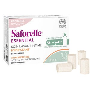 Iprad Saforelle Essential Recharge Soin Lavant Intime Hydratant à Reconstituer 4 Bâtonnets à Diluer - Pharmacie Agnès Praden à Alès