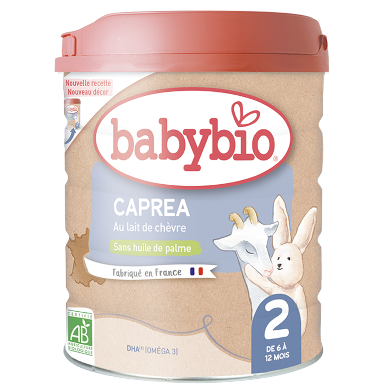 Babybio Caprea lait de chèvre 2ème âge 800g - Pharmacie Agnès Praden à Alès