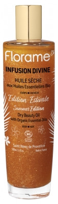 Florame Infusion Divine Huile Sèche Édition Estivale Bio 100 ml - Pharmacie Agnès Praden à Alès