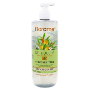 Florame Gel Douche Verveine Citron Bio Rechargeable- 750 ml - Pharmacie Agnès Praden à Alès