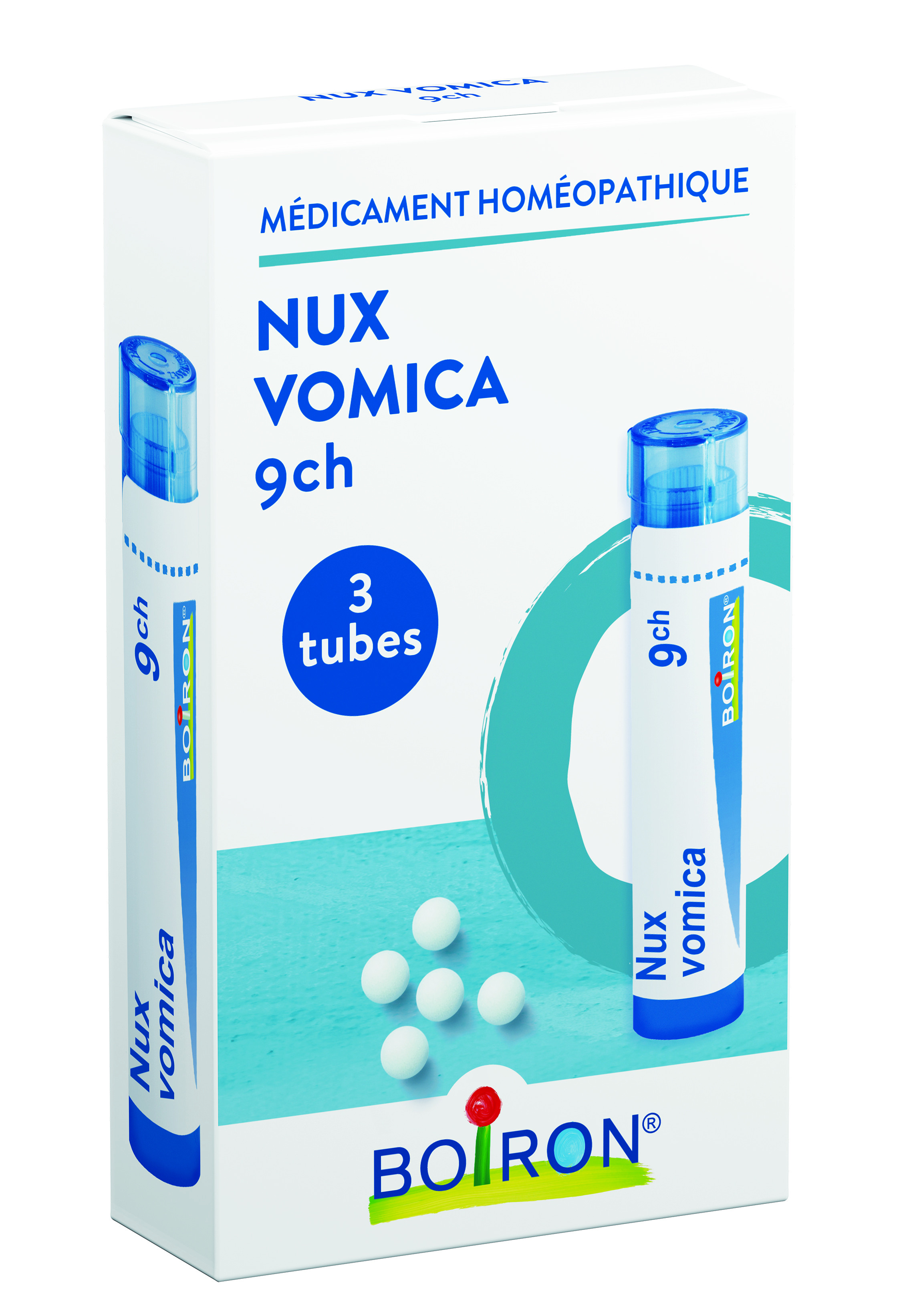 Nux vomica 9CH Homéopack 3  tubes granules - Pharmacie Agnès Praden à Alès