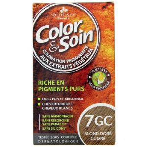 Les 3 Chênes Color & Soin Blond Doré Cuivré 7GC - Pharmacie Agnès Praden à Alès