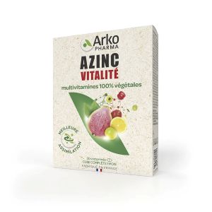 Arkopharma Azinc Multivitamines Végétales Vitalité 30 Comprimés - Pharmacie Agnès Praden à Alès