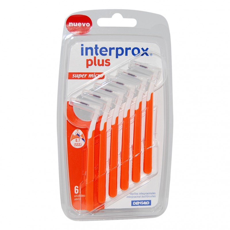 Interprox plus super micro 6 brossettes interdentaires - Pharmacie Agnès Praden à Alès