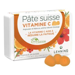 Lehning Pâte Suisse Vitamine C x40 Gommes - Pharmacie Agnès Praden à Alès