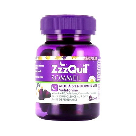 ZzzQuil Sommeil Gommes 30 gommes - Pharmacie Agnès Praden à Alès