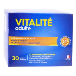 Pharmascience Vitalité 30 Comprimés - Pharmacie Agnès Praden à Alès
