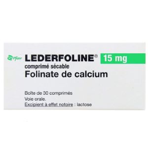 Pfizer Lederfoline 15 mg 30 Comprimés  - Pharmacie Agnès Praden à Alès