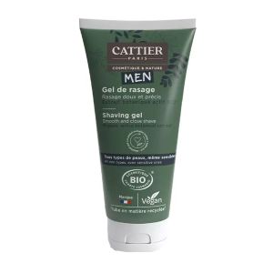 Cattier Homme Gel de Rasage Bio Doux et Précis 150ml - Pharmacie Agnès Praden à Alès