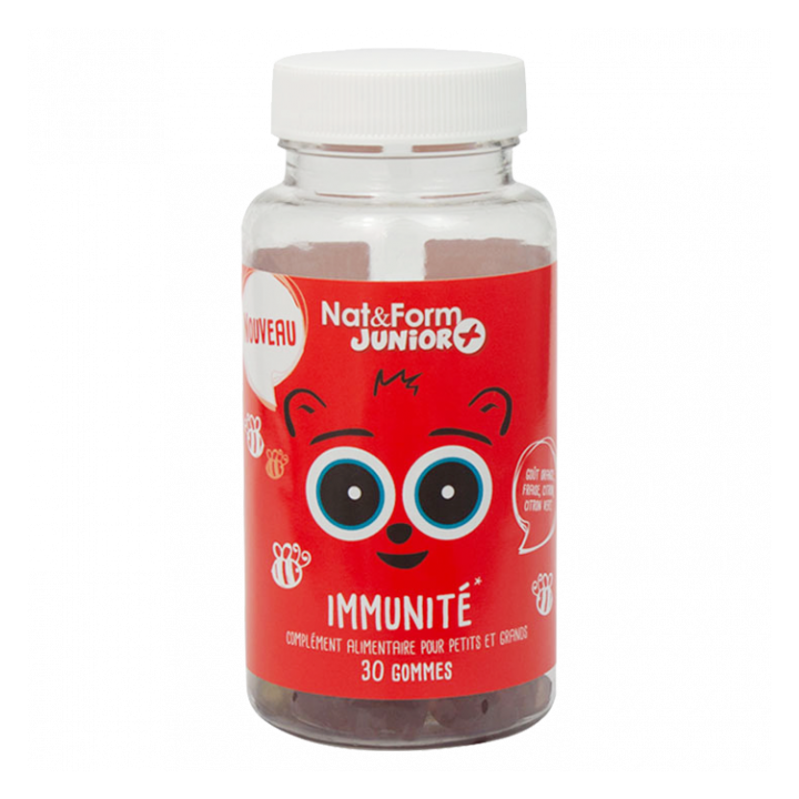 NAT & FORM Ours+ Immunité 30 oursons - Pharmacie Agnès Praden à Alès