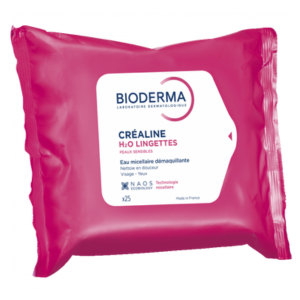 Bioderma Créaline H2O Lingettes x25 - Pharmacie Agnès Praden à Alès