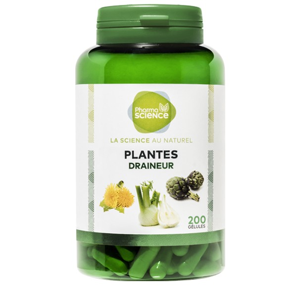 Pharmascience plantes draineur 200 gélules - Pharmacie Agnès Praden à Alès